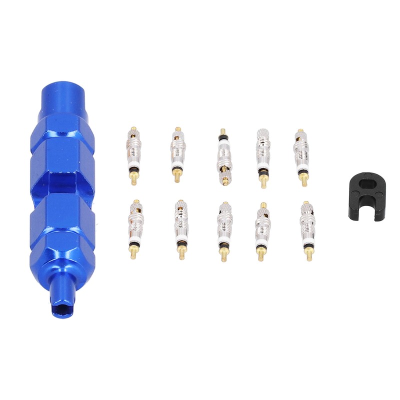 10PCS Bike Valve Core Remover Tool Kit Repair Set French