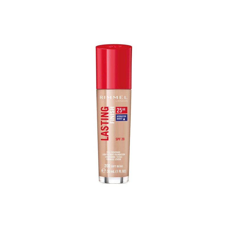 Rimmel Lasting Finish Foundation 25HR 200 Soft Beige