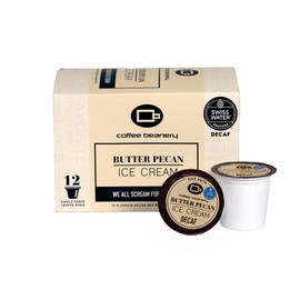 Butter Pecan Ice Cream Decaf Coffee Pods by Coffee Beanery | 12ct Flavored Decaf Coffee Pods Medium Roast Coffee Pods| 100% Specialty Arabica Coffee| Gourmet Coffee Pods
