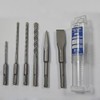 ANDELI 6 Piece SDS-Plus Drill & Chisel Set, Tungsten Carbide,