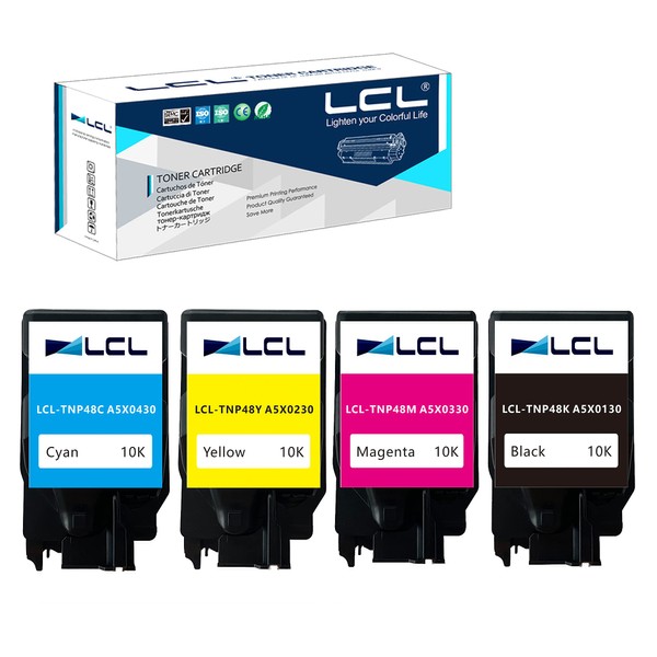 LCL Compatible Toner Cartridge Replacement for Konica Minolta TNP48 TNP-48