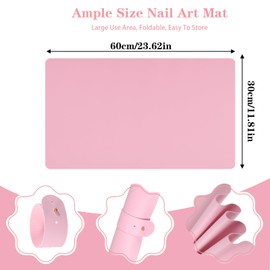 Sorcristy Nail Arm Rest Pad Hand Cushion Table Mat PU Leather Hand Rest Pad