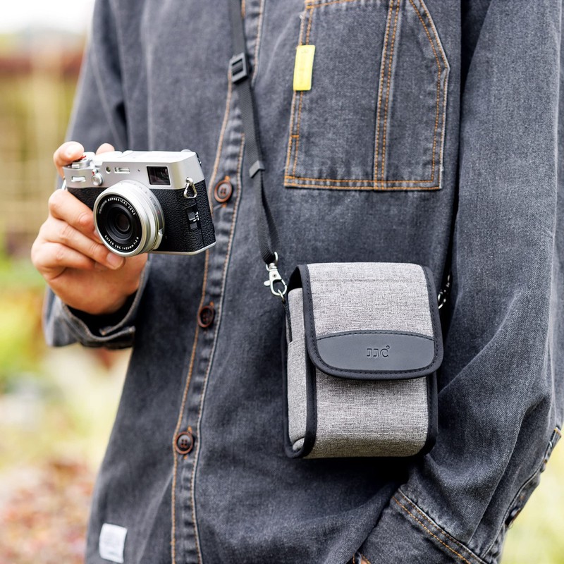 JJC Small Camera Case Camera Pouch, gray, Casual