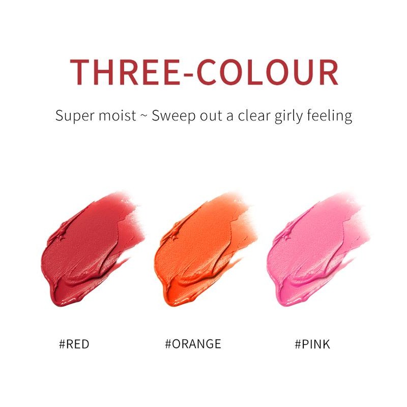 Amococo-BLUSH Tinted Moisture Stick for a Flawless Look Makeup Cosmetic:_3pcs/set