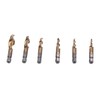 6Pcs Hex Shank Drill High Speed Steel Tap Chamfer Spiral