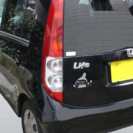 Meiho MOOMIN Little My Emblem Sticker Silver FS076