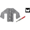 TOOLCRAFT PLE-0K7 Crimping Inserts Suitable for Connectors: German Crimp Range