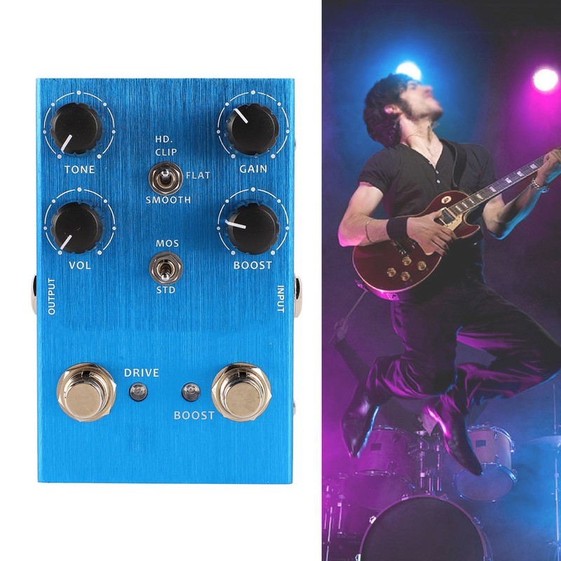 Guitar Effect Pedal Multifunctional Sound Volume Drive Tone Control Sound
