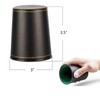 5Pcs PU Leather Dice Cup Set with 20 Dot Dices