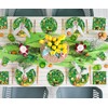 72 Pcs St.Patrick Day Party Tableware Set Include Green Shamrock