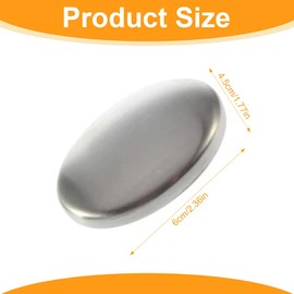 LQI 1 Pack Stainless Steel Soap Odor Eliminator Hand Stick Kitchen Stick Eliminates Onions, Garlic, Fish and Other Strong Odors