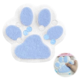 Chingcoo Taba Squishy, Cat Paw Squishy Cat Paws, Fufu Squishy, Squishy Paw, Squeeze Toy, Large Size Cat Paw Squishy, Cat Paw Squeeze Toy, Cat Paw Squeeze Toy (Blue + White)