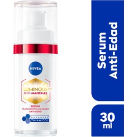 NIVEA LUMINOUS630 Anti-manchas Serum Facial Anti-Edad (30 ml) - Con Ácido Hialurónico y boost de colágeno, para una Piel Luminosa y visiblemente más joven.