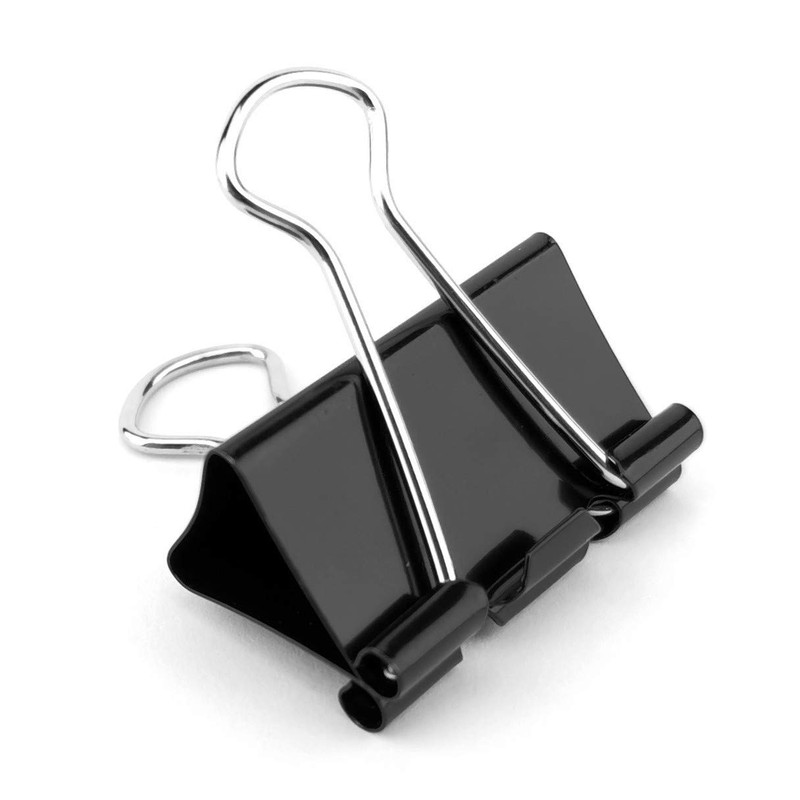 D.RECT Foldback Clips, Multi-Purpose Clips, Paper Metal Binder Clips for