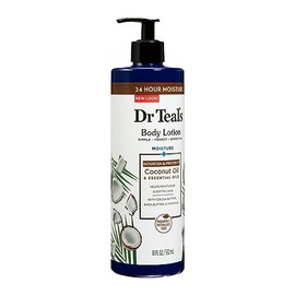Dr Teals Crema Corporal con Aceites de Coco, 18 fl oz.