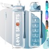 MYFOREST Tritan™ 1L Water Bottle (Large/Small Sip 2-in-1) 100% Dishwasher