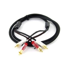 5m Mercury AV Stereo Audio RCA Cable Red White Hi-Fi Home Theatre Gold Plated