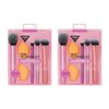 Real Techniques Juego de brochas de maquillaje con 2 licuadoras