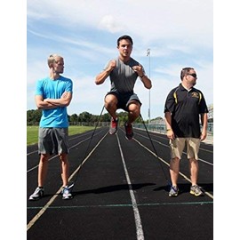 TurfCordz Jump Belt ~ Agility Trainer, Plyometric Belt, Increase Vertical Leap, Increase Speed (Blue 14-34lb)