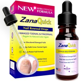Nail Repair For Damaged Nails - Clinically Proven for Discolored, Thick, Brittle, Yellow, Lifted, and other signs of Fungus-Damaged Toenails - 92% of Nail Repair Improvement | Packaging May Vary