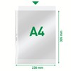 Leitz 4734-31-00 Super Premium Document Wallet A4 PVC Hard Film