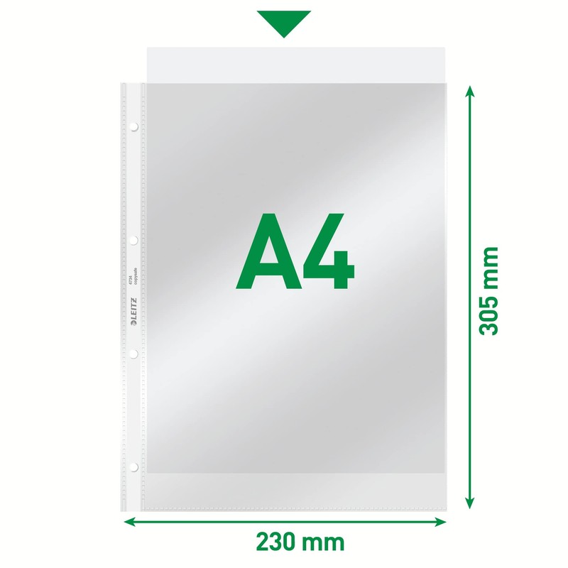 Leitz 4734-31-00 Super Premium Document Wallet A4 PVC Hard Film