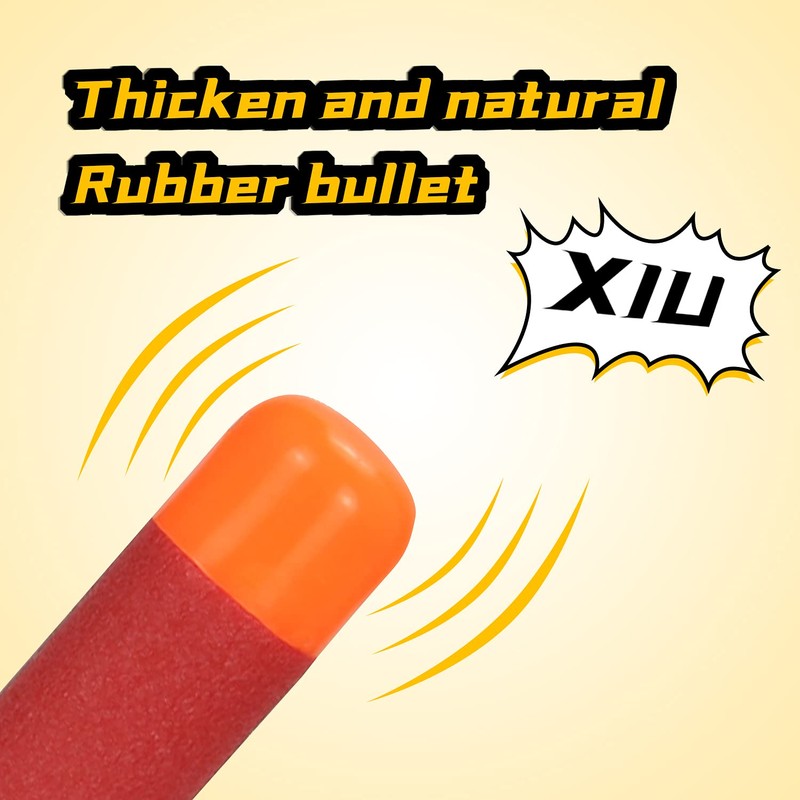 EKIND 9.5cm Foam Darts Compatible for Nerf Mega Series 72-Dart