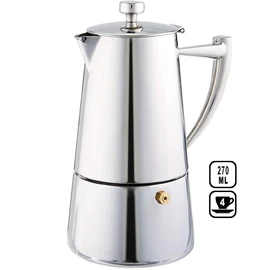 Cuisinox Roma 4-cup Stainless Steel Stovetop Moka Espresso Maker