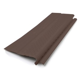 Waterlock Pro Gutter Guards Leaf Protection 1 Feet Sample Pack Musket Brown, A Contractor-Grade Gutter Guard from Manufacturer, Domestic Aluminum Gutter Covers 5 and 6 Inch Gutters