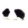 Teddy Hermann 92650 Meerschweinchen schwarz/weiß 15 cm, Kuscheltier, Plüschtier mit