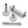 Yojunauto Front Suspension Camber Toe Adjustment Bolts，Lower Control Cam Plate