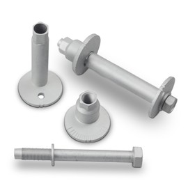 Yojunauto Front Suspension Camber Toe Adjustment Bolts，Lower Control Cam Plate Toe Alignment Bolts Fit for Toyota 1996-2002 4Runner, 1995-2004 Tacoma