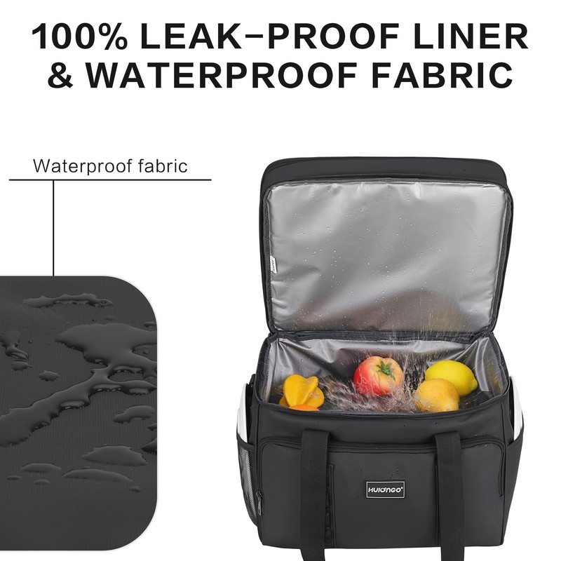 Hulongo Insulated Soft Cooler Bag, Large Ice Coolers Soft Sided