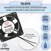 GOLDMAN SERVICE Axial fan for high temperatures with protective grille