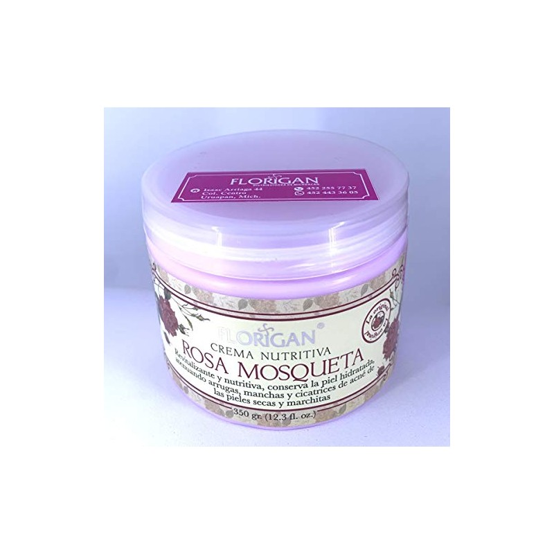 Crema nutritiva ROSA MOSQUETA 350grs. FLORIGAN