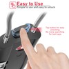 NAGE TSA Suitcase Locks, 3-Digit Security Luggage Locks, Travel Padlocks