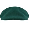 Kangol Hat 504 Wool Flat Cap 0258BC Winter Pine Green