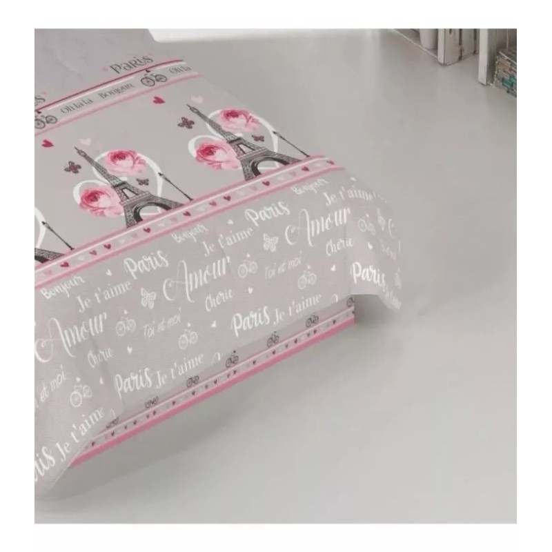 Primavera Edredón Juliette Paris Gris Matrimonial 8 Pzs. Competition