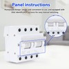 Jadeshay Manual Transfer Switch, 2-Pin 125A Load Disconnect Switch, Dual