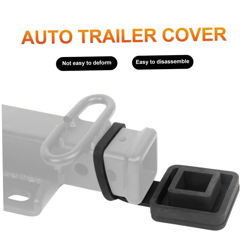 Outanaya Trailer Hitch Cover Durable Receiver Tube Plug Protects Tow