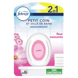 Febreze Bathroom Air Freshener - Removes Odours and Freshens the Interior Fresh Flower