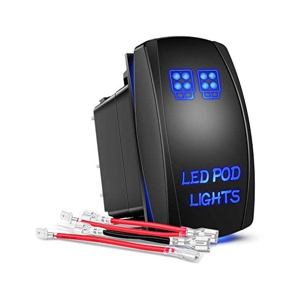 GOOACC GOOACC LED POD Lights Rocker Switch Led Light Bar