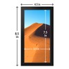 LaVie Home 4x8 Picture Frame for Wall Display, 4x8 Black