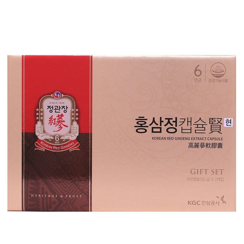 Jeonggwanjang CheongKwanJang Red Ginseng Extract Capsules 500mg x 100 Capsules