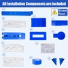 Reusable Waterproof Basketball Court Stencil Kit for Concrete