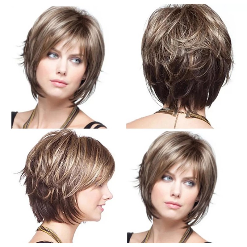 generic Peluca A La Moda Para Mujer, Sexy, Corta, De