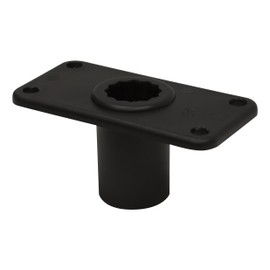 Wise 6015 Single Flush Mount for Wise Rod Tender, Black