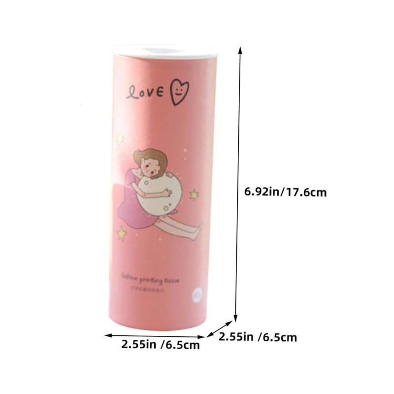 Alipis 3Pcs Decorative Tissue Roll Cute Printed Hand Tissues for