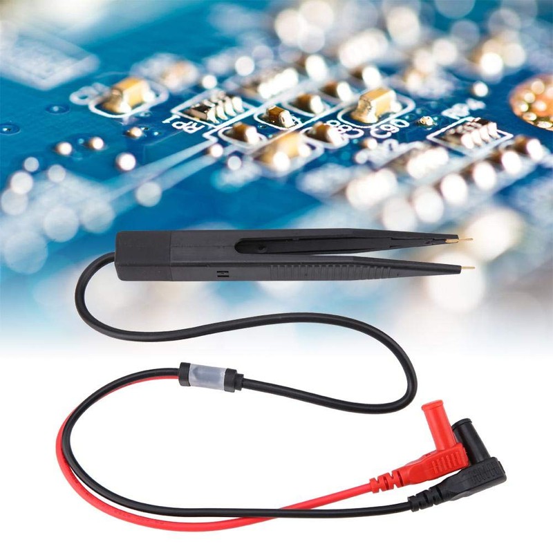 SMD SMT Chip Test Clip Meter, Multimeter Resistance Capacitor Tester,