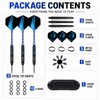 WayArrival Steel Tip Darts 24g, 3 Pack with Case and